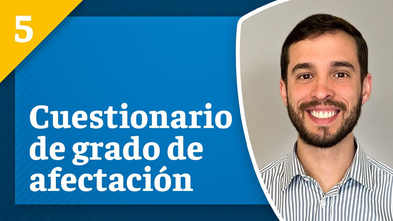 Cuestionario de grado de afectación